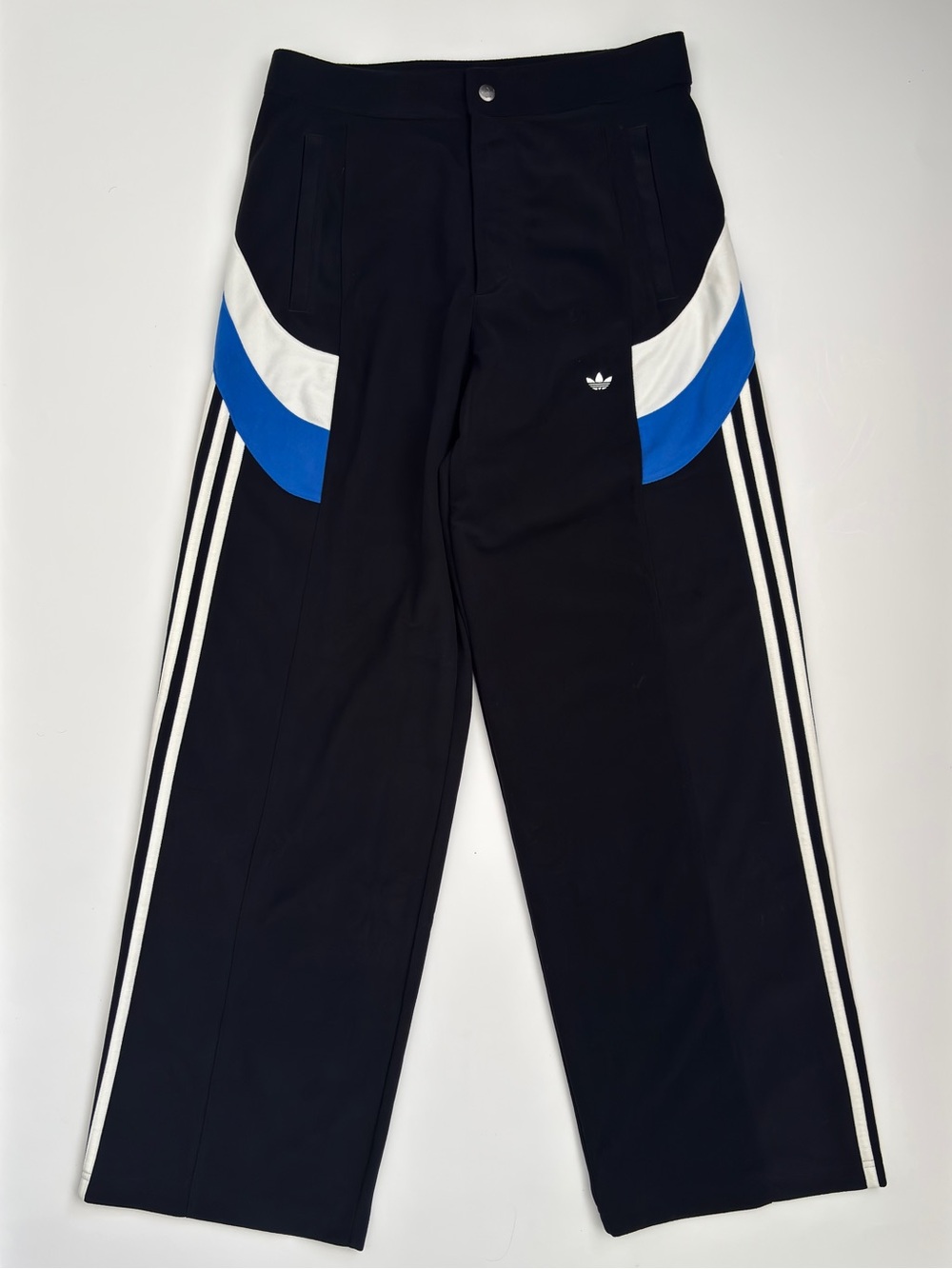 adidas Originals Track Pants Black Blue Sz 0 NWT